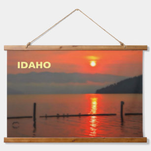 Tapisserie Suspendue Ciel Rouge Le Matin