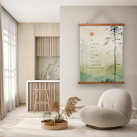 Citation Zen Motivational Asian Art Wood