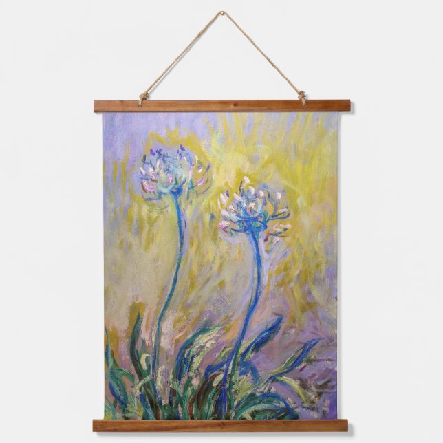 Tapisserie Suspendue Claude Monet - Agapanthus (Recto)