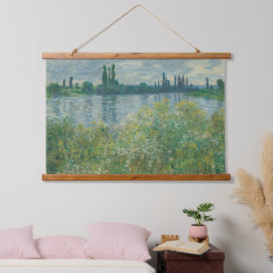 Tapisserie Suspendue Claude Monet Banks De La Seine Ancien Art Français
