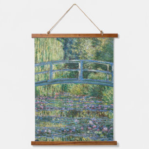Tapisserie Suspendue Claude Monet - Eau Lily étang, Harmonie verte