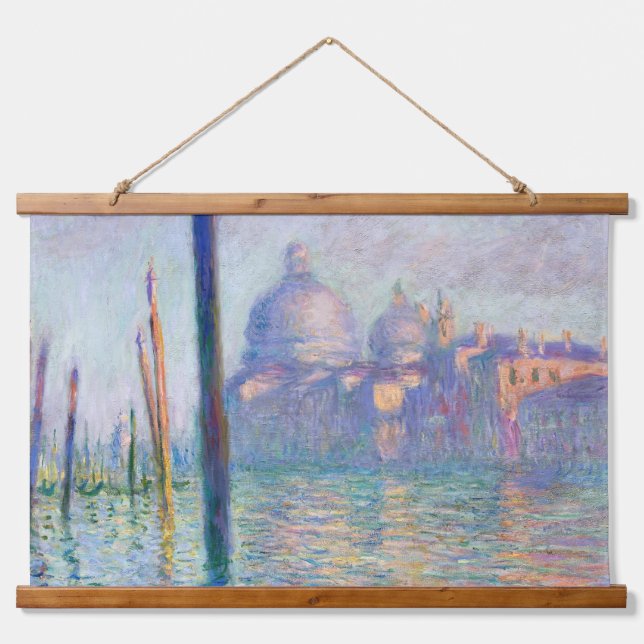 Tapisserie Suspendue Claude Monet - Grand Canal, Venise (Devant)