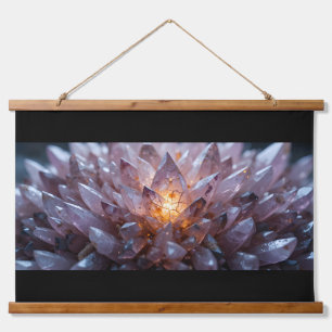 Tapisserie Suspendue Coeur cristal radiant