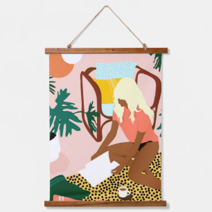 Tapisserie Suspendue Coin de lecture chic