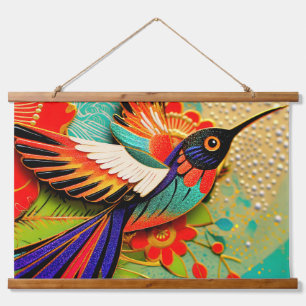 Tapisserie Suspendue Colibri affairé