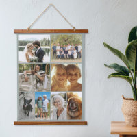 Collage de photos de famille 8 images personnalisé