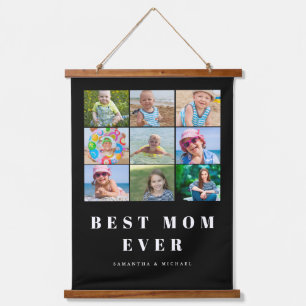 Tapisserie Suspendue Collage photo Best Mom 9