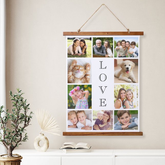 Tapisserie Suspendue Collage photo Family Love 10 (Créateur téléchargé)