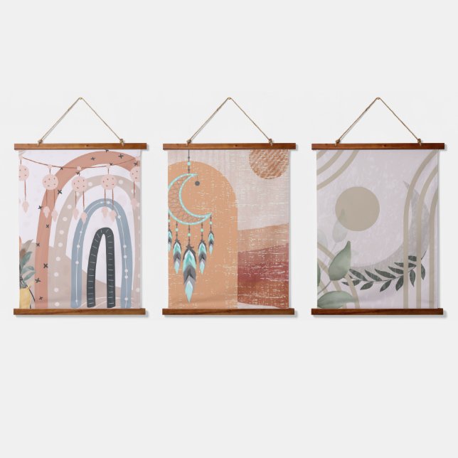 Tapisserie Suspendue Collection Boho Tapestries (Tripler)