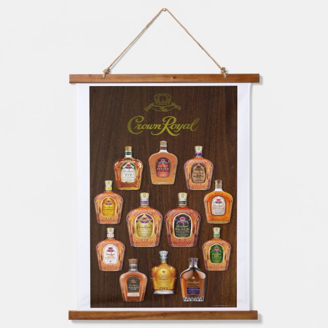 TAPISSERIE SUSPENDUE COLLECTION ROYALE WHISKY INSPIRATIONNELLE IMPRIMER (Recto)