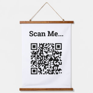 Tapisserie Suspendue Conception de code QR