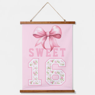 Tapisserie Suspendue Coquette rose sucré 16 Université