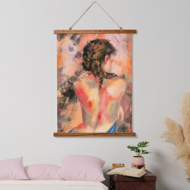 Tapisserie Suspendue Corps séduisant des femmes accrochant la tapisseri (Chambre à coucher)