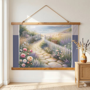Tapisserie Suspendue Cottage Garden Path to the Sea