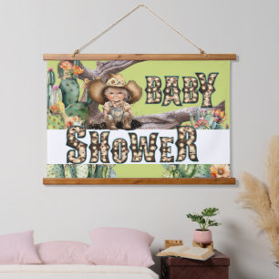 Tapisserie Suspendue Couleur do-it-yourself baby shower occidental (ver