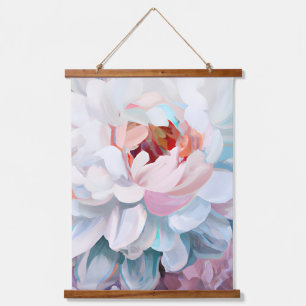 Tapisserie Suspendue Couleurs pastel de pivoines florissantes