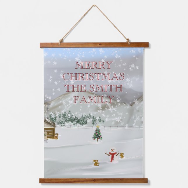 Tapisserie Suspendue Country Christmas (Recto)