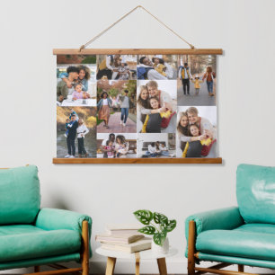 Tapisserie Suspendue Créez votre propre collection photo de 10 personne