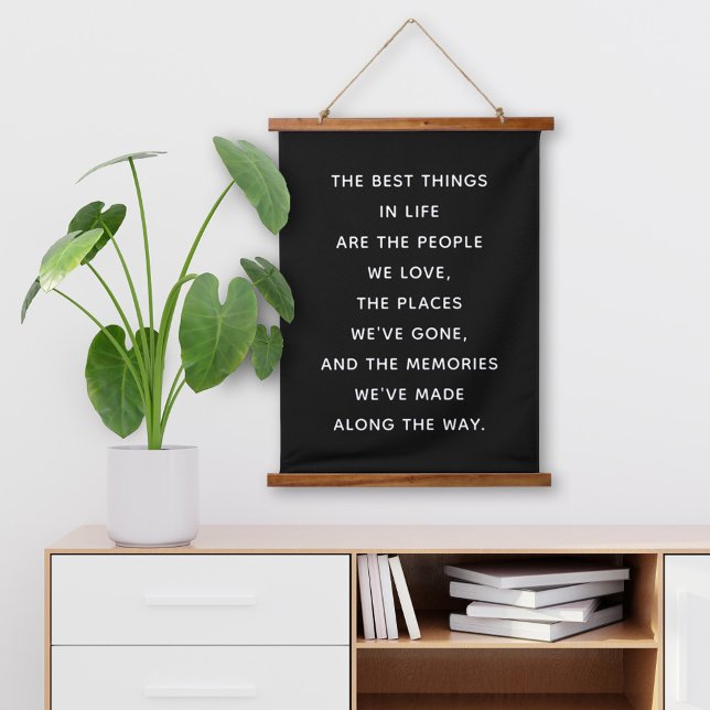 Tapisserie Suspendue Custom Inspirational Life Quote Art (Créateur téléchargé)