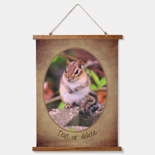 Tapisserie Suspendue Cute Chipmunk Faune Personnalisée