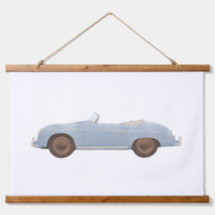 Tapisserie Suspendue Décor de la chambre pour enfants Vintage bleu