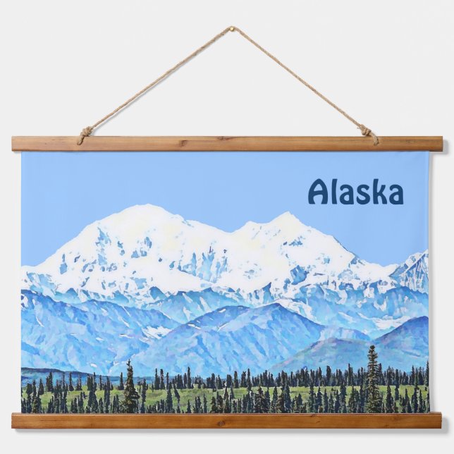 Tapisserie Suspendue Denali (Mt. McKinley) (Devant)
