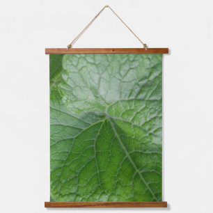 Tapisserie Suspendue Détail de la veine Feuille verte