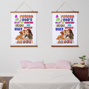 Tapisserie Suspendue Dieux amis, moyen de s'assurer que nous ne marchon
