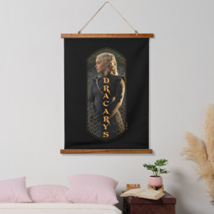 Tapisserie Suspendue "Dracarys" Daenerys Targaryen Graphic