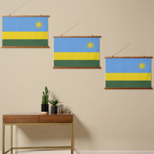 Tapisserie Suspendue Drapeau du Rwanda
