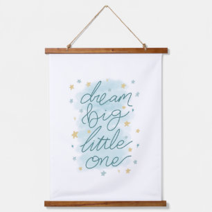 Tapisserie Suspendue Dream Big Little One Pastel Stars