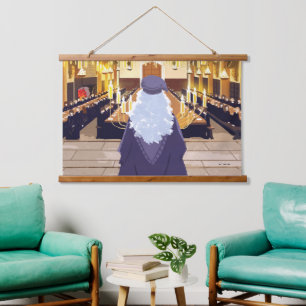 Tapisserie Suspendue Dumbledore Parlant dans la grande salle Hogwarts