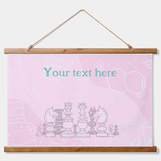 Tapisserie Suspendue Échecs (Devant)