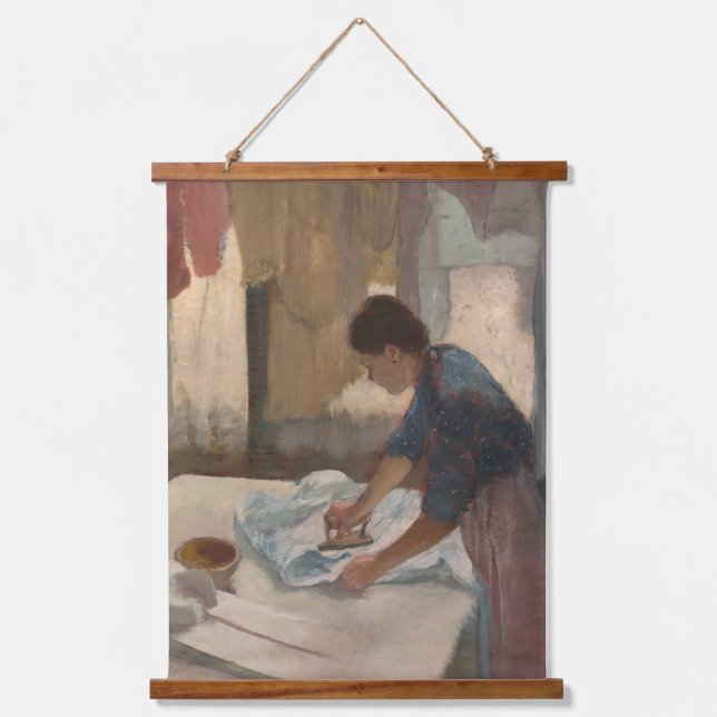 Tapisserie Suspendue Edgar Degas Femme Laverie à repasser Salle Art Boi (Recto)