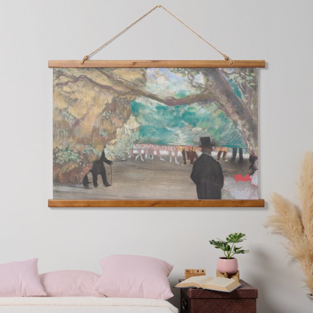 Tapisserie Suspendue Edgar Degas Le Rideau Danseurs Art Bois Mur (Chambre à coucher)