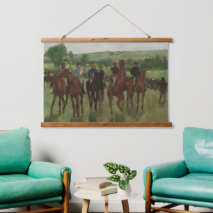 Tapisserie Suspendue Edgar Degas Les Chevaux Chevaux Art Bois Mur