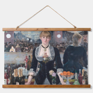 Tapisserie Suspendue Edouard Manet - Un bar aux Folies-Bergere