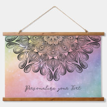 Élégant Pastel Mandala Trippy Psychedelic Hippie