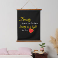 Elevate Your Space - Beauté Slogan Mur pendaison