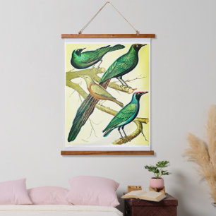 Tapisserie Suspendue Éleveurs vintages et mynas