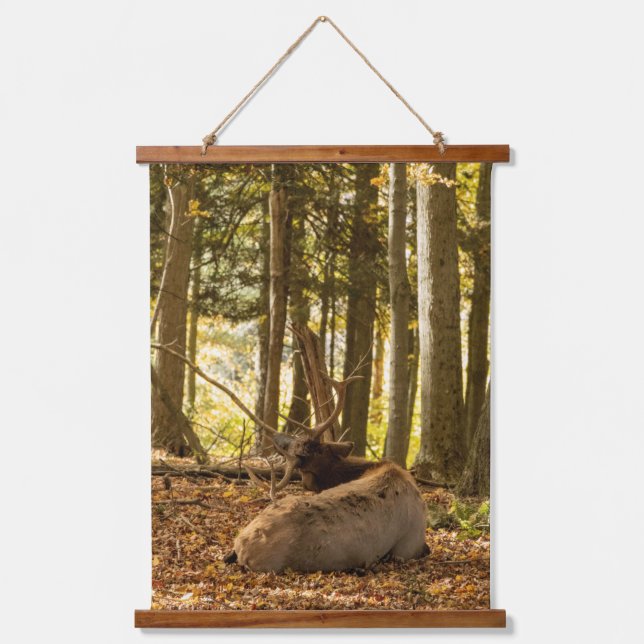 Tapisserie Suspendue Elk Personnalisé 26"x36" Vertical (Portrait), Un p (Recto)
