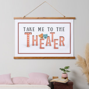 Tapisserie Suspendue Emmenez-moi aux lumières de la place du théâtre
