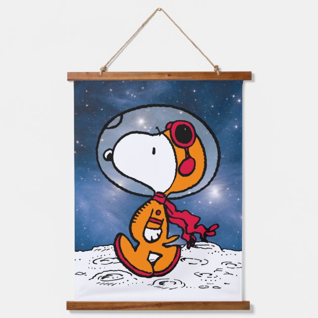 Tapisserie Suspendue ESPACE | Astronaute de Snoopy (Recto)
