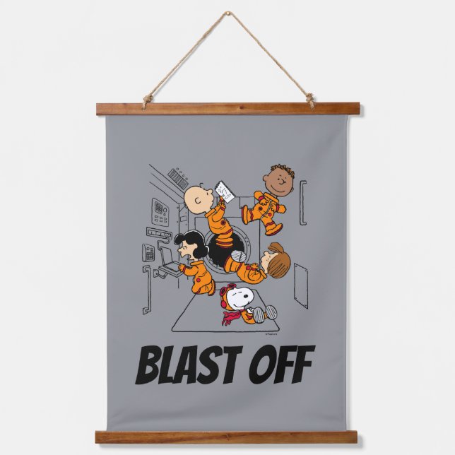 Tapisserie Suspendue ESPACE | Bande d'arachides dans l'espace (Recto)