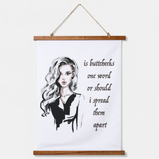 Tapisserie Suspendue Est Buttcheeks un mot