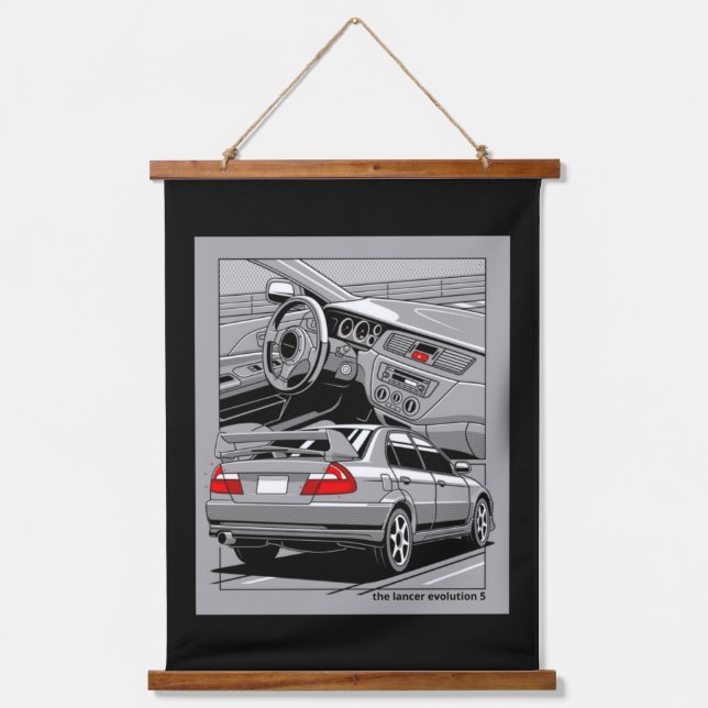 Tapisserie Suspendue Évolution de la Lancer (Recto)