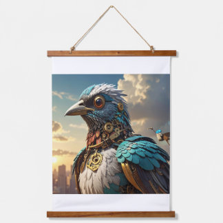 Tapisserie Suspendue Exclusive Digital Download: Steampunk Owl Art (Hig