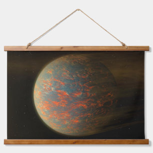 Tapisserie Suspendue Exoplanet 55 Cancri E Et Sa Surface Moulée