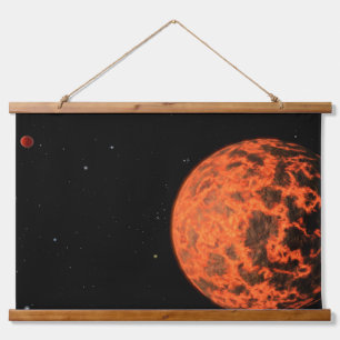 Tapisserie Suspendue Exoplanet Ucf-1.01 Orbitant Une Étoile Appelée Gj 