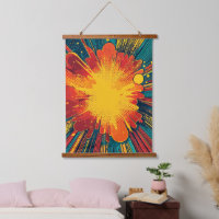 Explosion d'art pop de style comique (1)